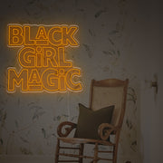 Black Girl Magic LED Neon Sign