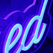 Blessed Blue Neon Sign