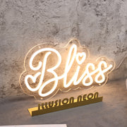 Bliss Yellow Neon Sign