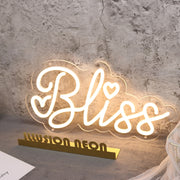 Bliss Yellow Neon Sign