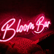 Bloom Bar Red Neon Sign