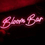 Bloom Bar Red Neon Sign