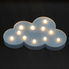 Steel Marquee Letter Blue Cloud Kids Bedroom Decor High-End Custom Zinc Metal Marquee Light Marquee Sign