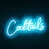 Blue Cocktails LED Neon Sign