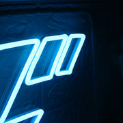 Blue Flash Custom Neon Sign