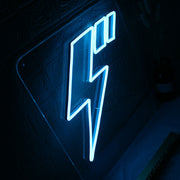 Blue Flash Custom Neon Sign