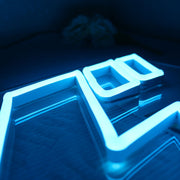 Blue Flash Custom Neon Sign