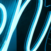 Blue Open LED Neon Sign