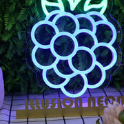 Blueberry Custom Neon Sign