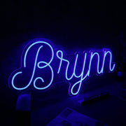 Bnynn Blue Neon Sign