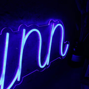 Bnynn Blue Neon Sign