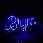 Bnynn Blue Neon Sign