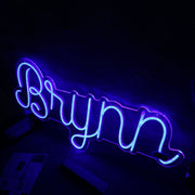 Bnynn Blue Neon Sign