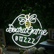 Board Game Buzzz Custom Neon Sign