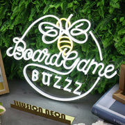 Board Game Buzzz Custom Neon Sign