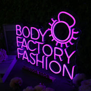 Body Factory Fashion Pink Neon Sign