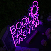 Body Factory Fashion Pink Neon Sign