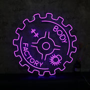 Body Factory Purplr Neon Sign