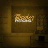 Body Piercing Tattoo Neon Sign