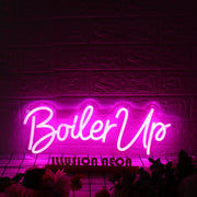 Boiler Up Purple Neon Sign