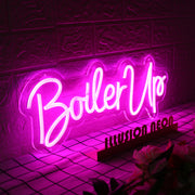 Boiler Up Purple Neon Sign