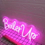 Boiler Up Purple Neon Sign