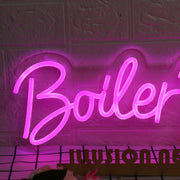 Boiler Up Purple Neon Sign