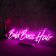 Bold Boss Hair Neon Sign