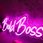 Bold Boss Hair Neon Sign