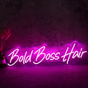 Bold Boss Hair Neon Sign