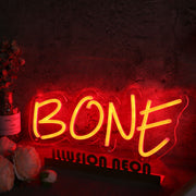 Bone Red Custom Neon Sign