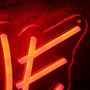 Bone Red Custom Neon Sign