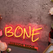 Bone Red Custom Neon Sign