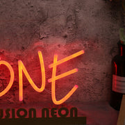 Bone Red Custom Neon Sign