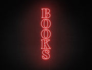 Books Neon Sign