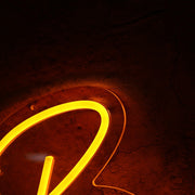 Boos Orange Neon Sign