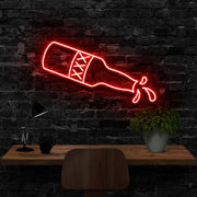 Booze Bottle Neon Sign