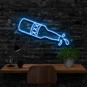 Booze Bottle Neon Sign