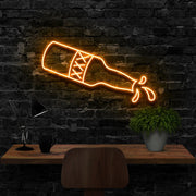 Booze Bottle Neon Sign