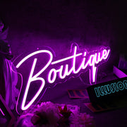 Boutique Purple Neon Sign