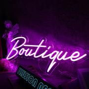 Boutique Purple Neon Sign