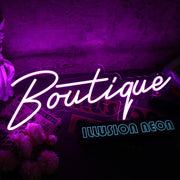 Boutique Purple Neon Sign