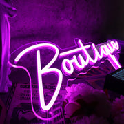 Boutique Purple Neon Sign