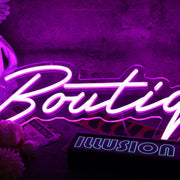 Boutique Purple Neon Sign