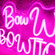 Bow Wow Bowtique Neon Sign