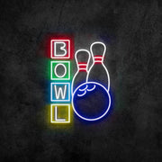 Bowling Neon Sign