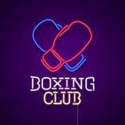 Boxing Club Neon Sign