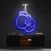 Boxing Gloves Multicolour Neon Sign