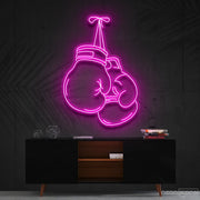 Boxing Gloves Neon Sign