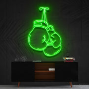 Boxing Gloves Neon Sign